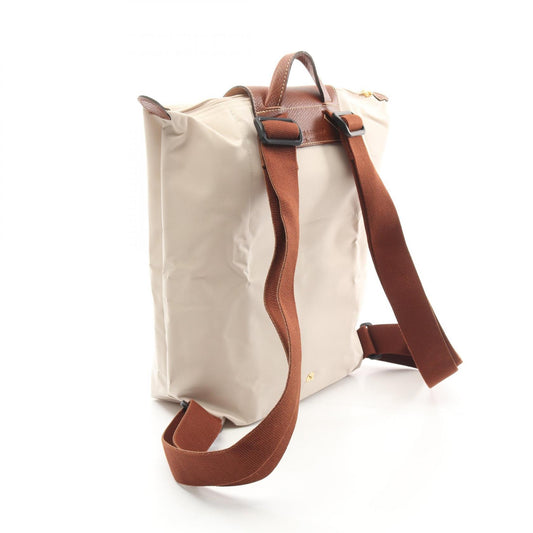 Longchamp Le Pliage Original M Backpack Fabric Leather