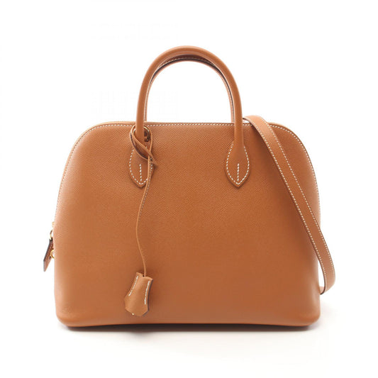 Hermes Bolide 1923 30 Handbag Brown