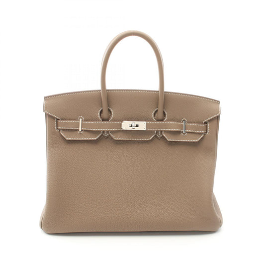 Hermes Birkin 35 Togo Handbag Brown