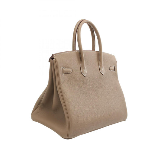 Hermes Birkin 35 Togo Handbag Brown