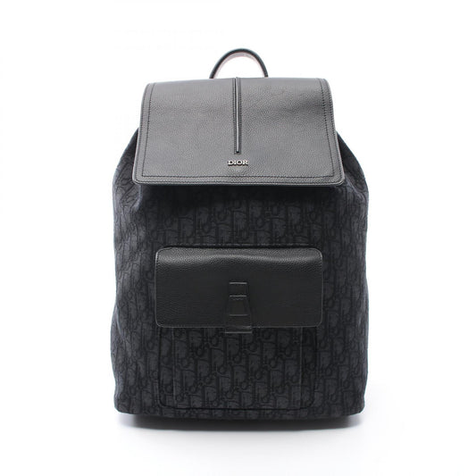 Dior Canvas Leather Oblique Backpack