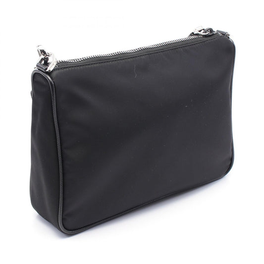 Prada Nylon Saffiano Leather Shoulder Bag