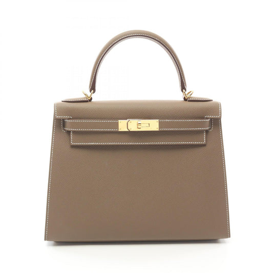 Hermes Kelly 28 Handbag Brown