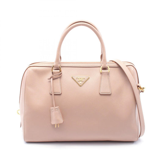 Prada Saffiano Lux Leather Handbag Pink