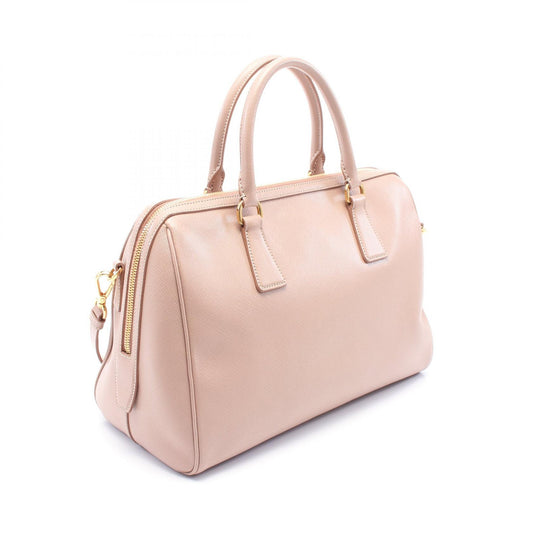Prada Saffiano Lux Leather Handbag Pink