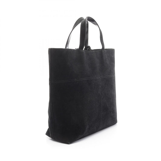 Gucci Suede Leather Tote Bag Black