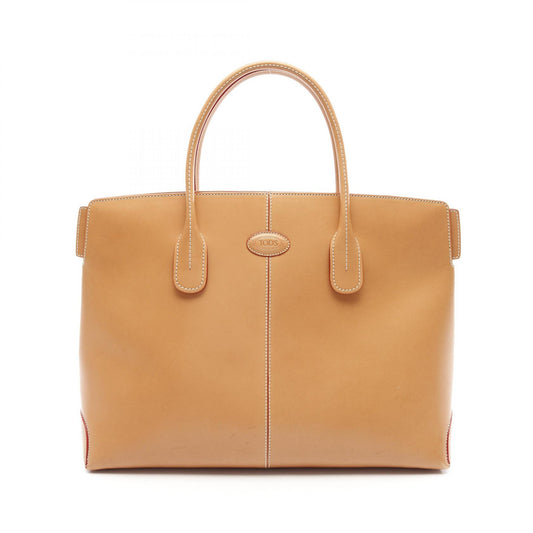 Tod's Leather D Bag Tote Brown
