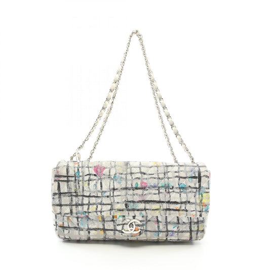 Chanel Leather Coco Mark Graffiti Shoulder Bag