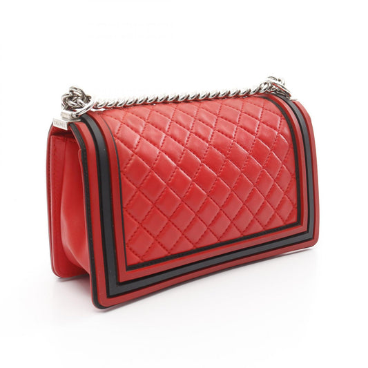 Chanel Boy Lambskin Shoulder Bag A67086