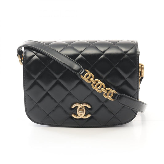Chanel Leather Suede Shoulder Bag