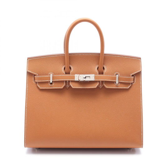 Hermes Birkin Sellier 25 Handbag Brown