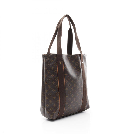 Louis Vuitton Monogram Canvas Leather Tote Bag M53013