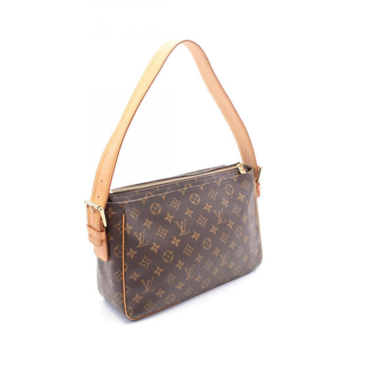 Louis Vuitton Vivacite GM Shoulder Bag Brown