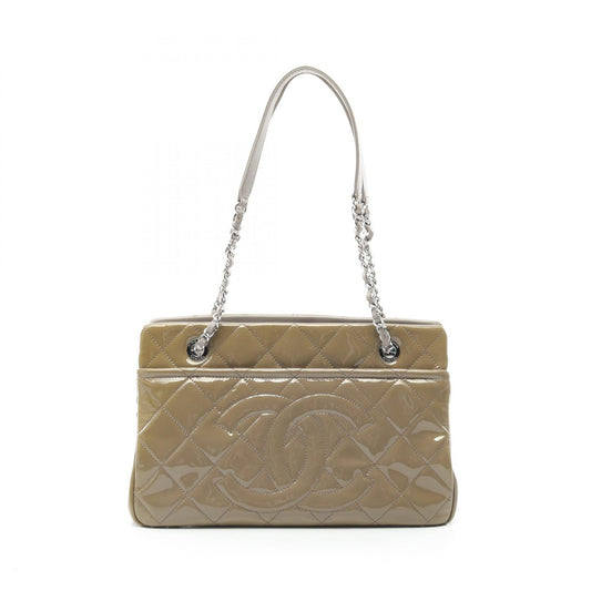 Chanel Matelasse Patent Leather Tote Bag
