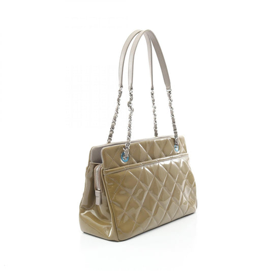 Chanel Matelasse Patent Leather Tote Bag
