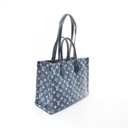 Louis Vuitton OnTheGo MM Monogram Jacquard Denim Tote Bag M59608