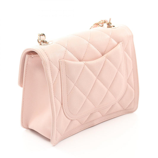 Chanel Matelasse Caviar Skin Shoulder Bag Pink