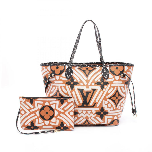 Louis Vuitton Neverfull MM Tote Bag Monogram Brown
