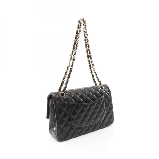 Chanel Lambskin Matelasse W Flap Shoulder Bag
