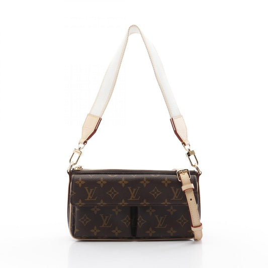 Louis Vuitton Vivacite Shoulder Bag Monogram Brown