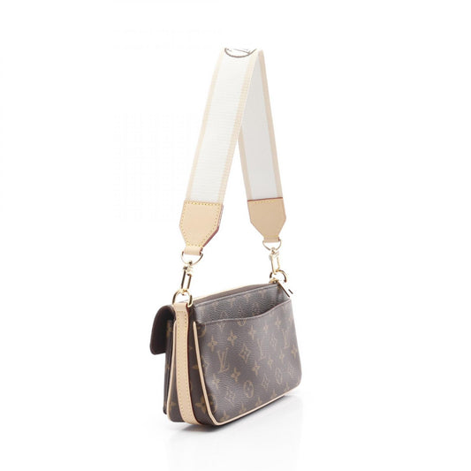 Louis Vuitton Vivacite Shoulder Bag Monogram Brown
