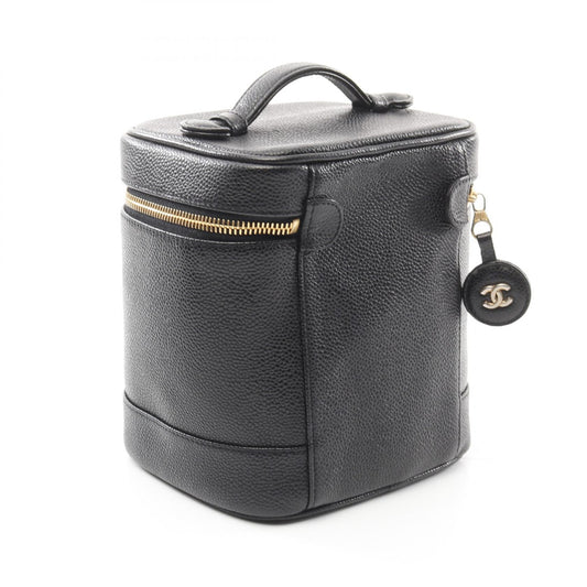 Chanel Caviar Skin Handbag Black A01998