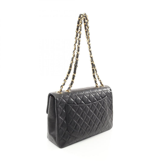 Chanel Lambskin Shoulder Bag Black A01094