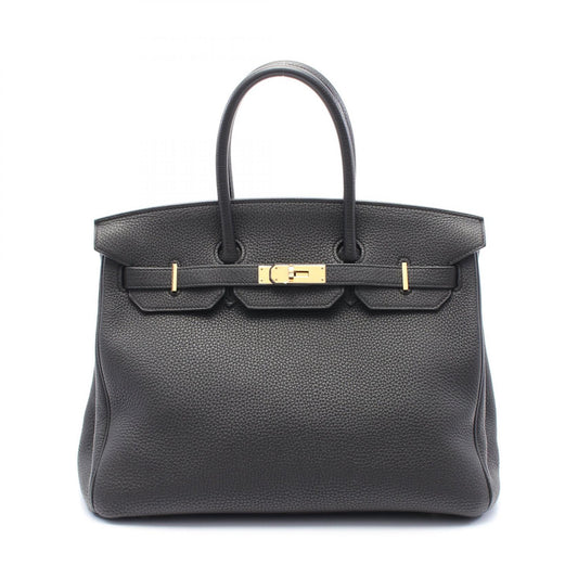 Hermes Birkin 35 Togo Handbag Black