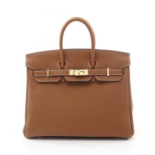 Hermes Birkin 25 Togo Handbag Brown