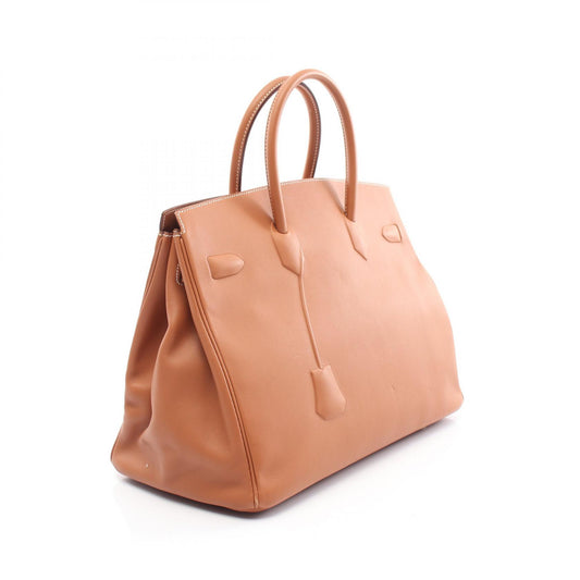 Hermes Shadow Birkin 35 Leather Handbag