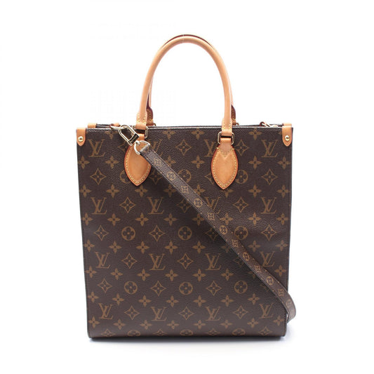 Louis Vuitton Sac Plat PM Tote Bag Monogram Brown