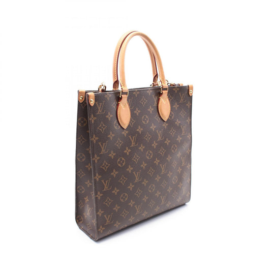 Louis Vuitton Sac Plat PM Tote Bag Monogram Brown