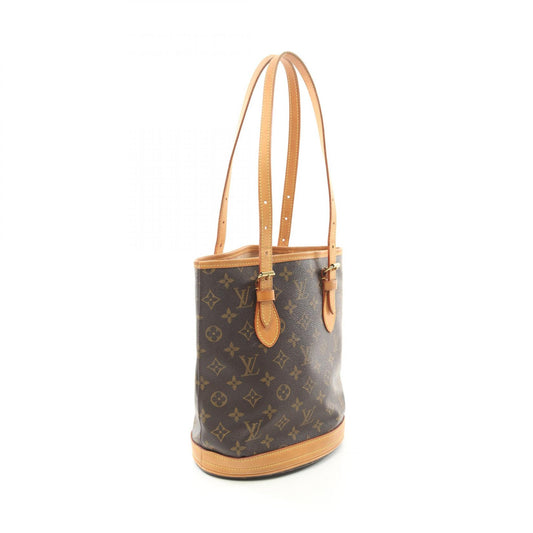 Louis Vuitton Monogram Bucket PM Handbag M42238