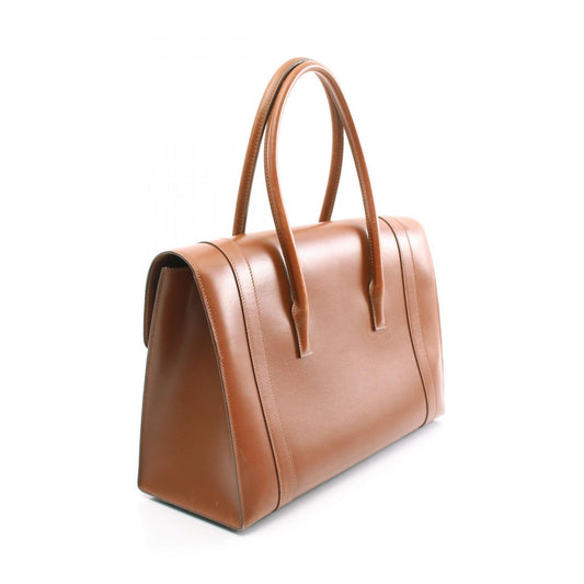 Hermes Drag 37 Handbag Brown Leather
