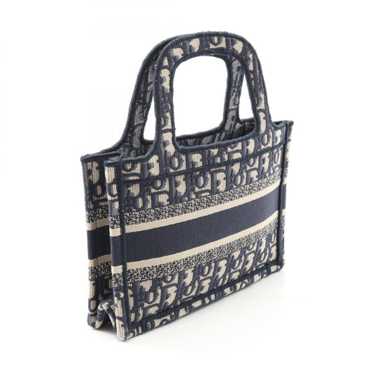 Dior Book Tote Mini Canvas Handbag