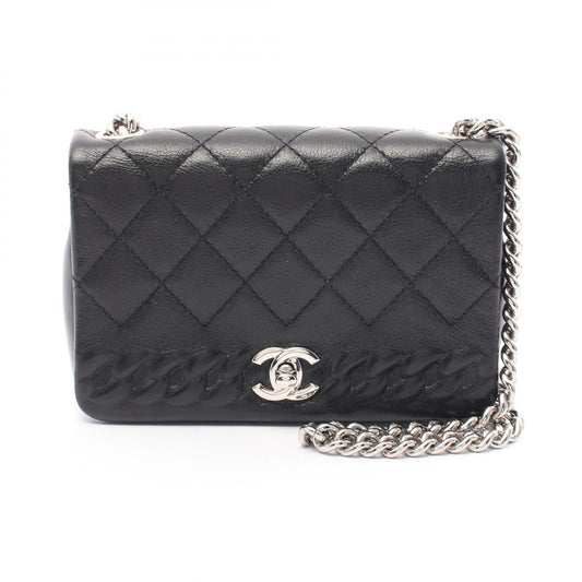 Chanel Leather Matelasse Single Flap Shoulder Bag