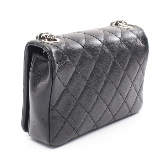 Chanel Leather Matelasse Single Flap Shoulder Bag