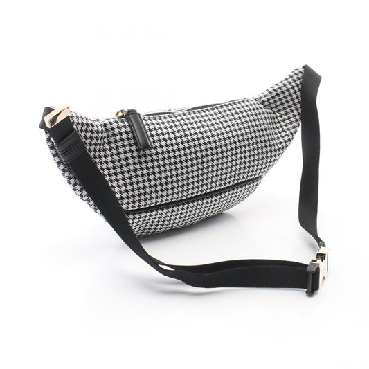 Roger Vivier Canvas Waist Bag White/Black