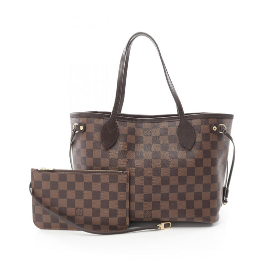 Louis Vuitton Neverfull PM Damier Ebene Tote Bag