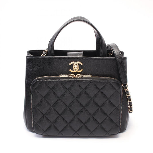 Chanel Business Affinity Shoulder Bag Black