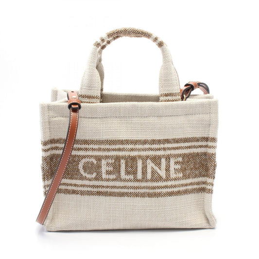 Celine Small Cabas Canvas Handbag