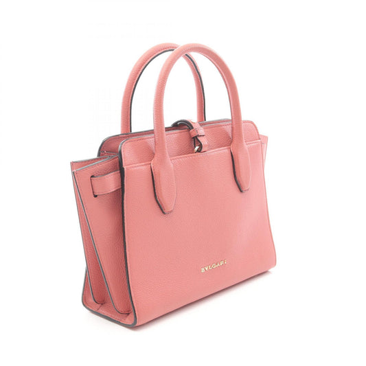 Bvlgari Alba Leather Handbag Pink