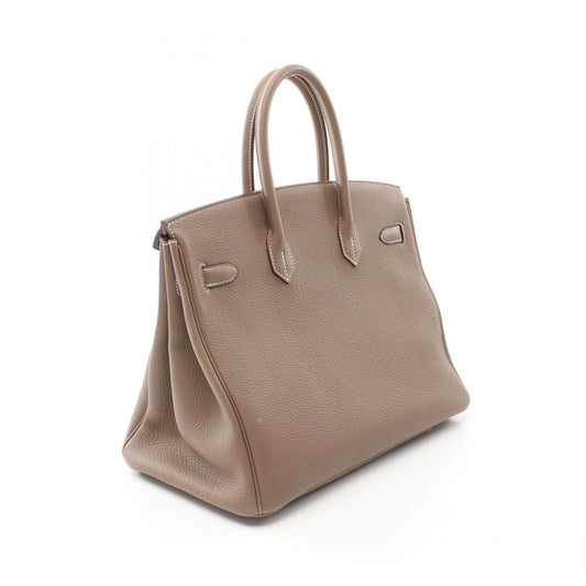 Hermes Birkin 35 Etoupe Togo Handbag Brown