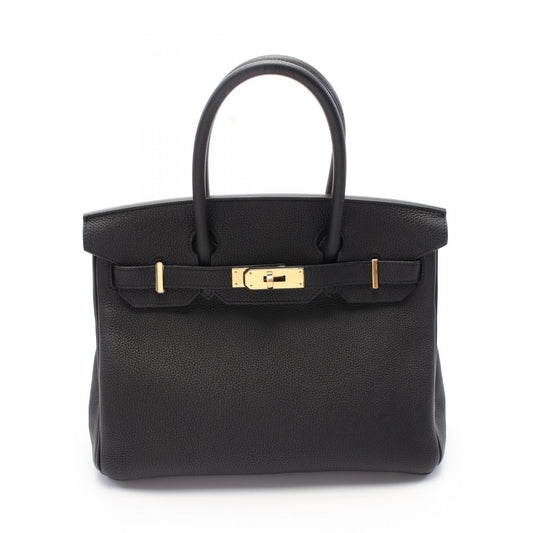 Hermes Birkin 30 Togo Handbag Black