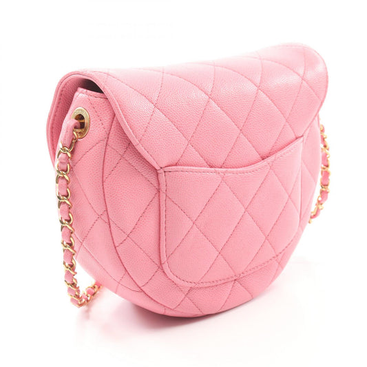 Chanel Matelasse Caviar Shoulder Bag Pink