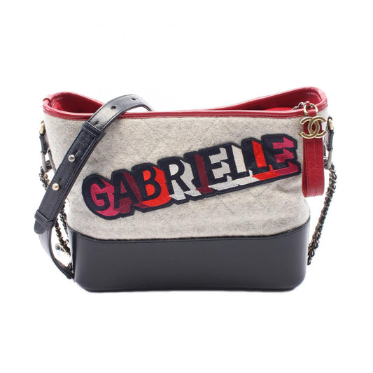 Chanel Gabrielle Large Hobo Bag Wool Leather