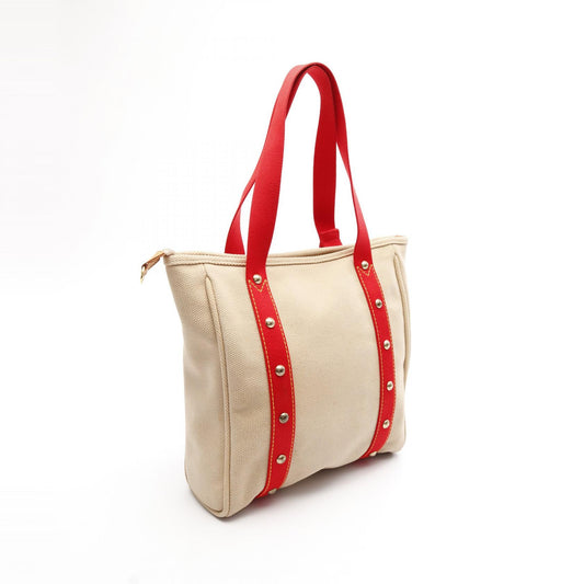 Louis Vuitton Antigua Canvas Leather Tote Bag M40035