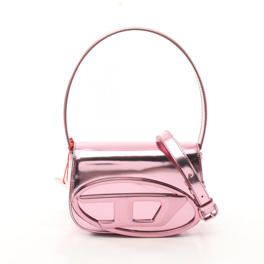 DIESEL Leather Shoulder Bag Pink X08396PS202T5275