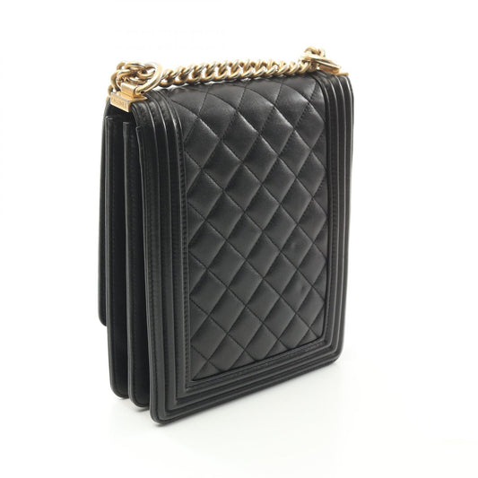 Chanel Boy Matelasse Lambskin Shoulder Bag