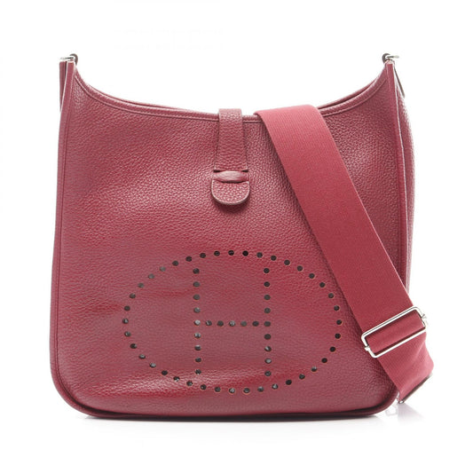 Hermes Evelyne 3 GM Ruby Shoulder Bag